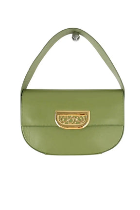 Sac porté épaule Destree Martin Vert en Cuir - Seconde Main