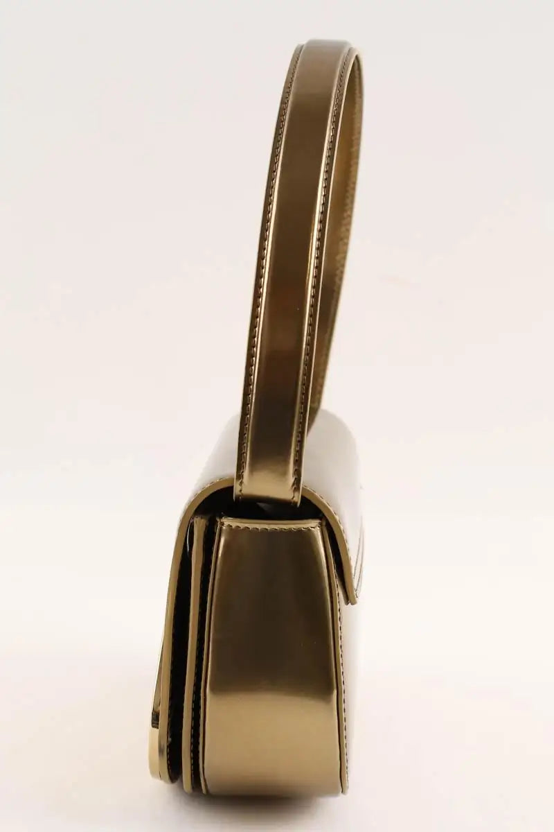 Sac porté épaule Diesel 1DR Doré en Cuir verni