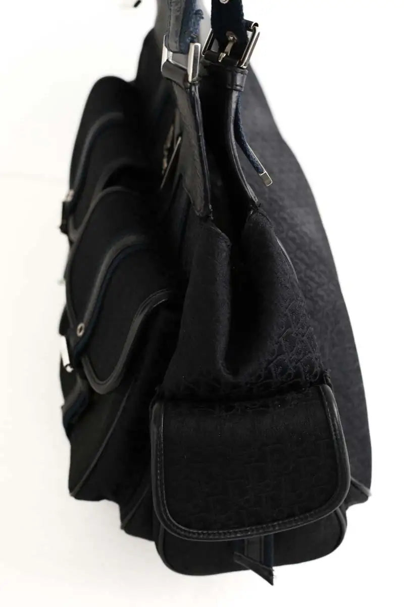 Sac porté épaule Dior Noir en Tissu