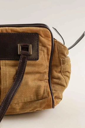 Sac porté épaule Dolce & Gabbana Camel en Tissu