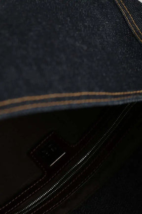 Sac porté épaule Fendi Bleu en Coton