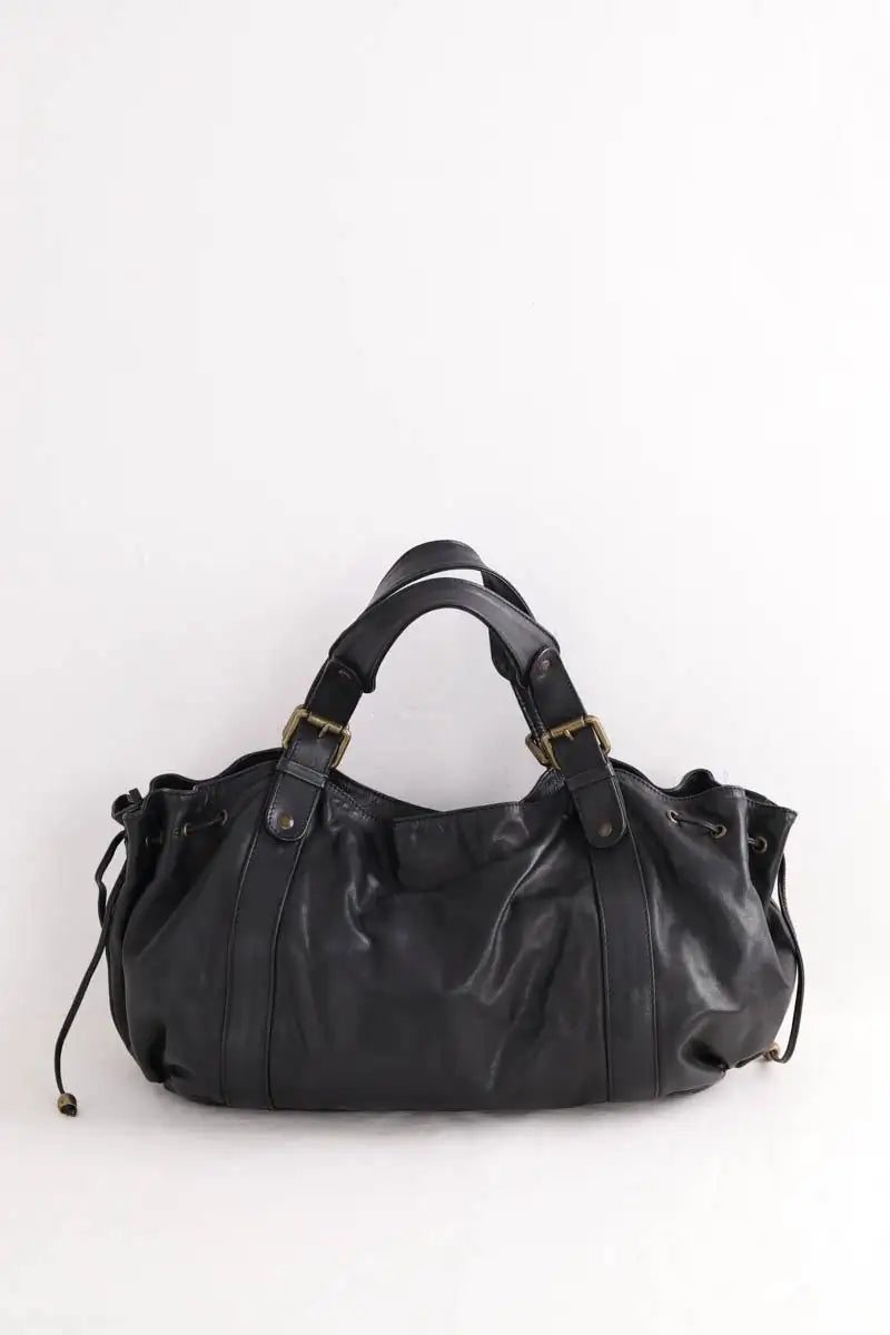 Sac porté épaule Gerard Darel 24h Noir en Cuir