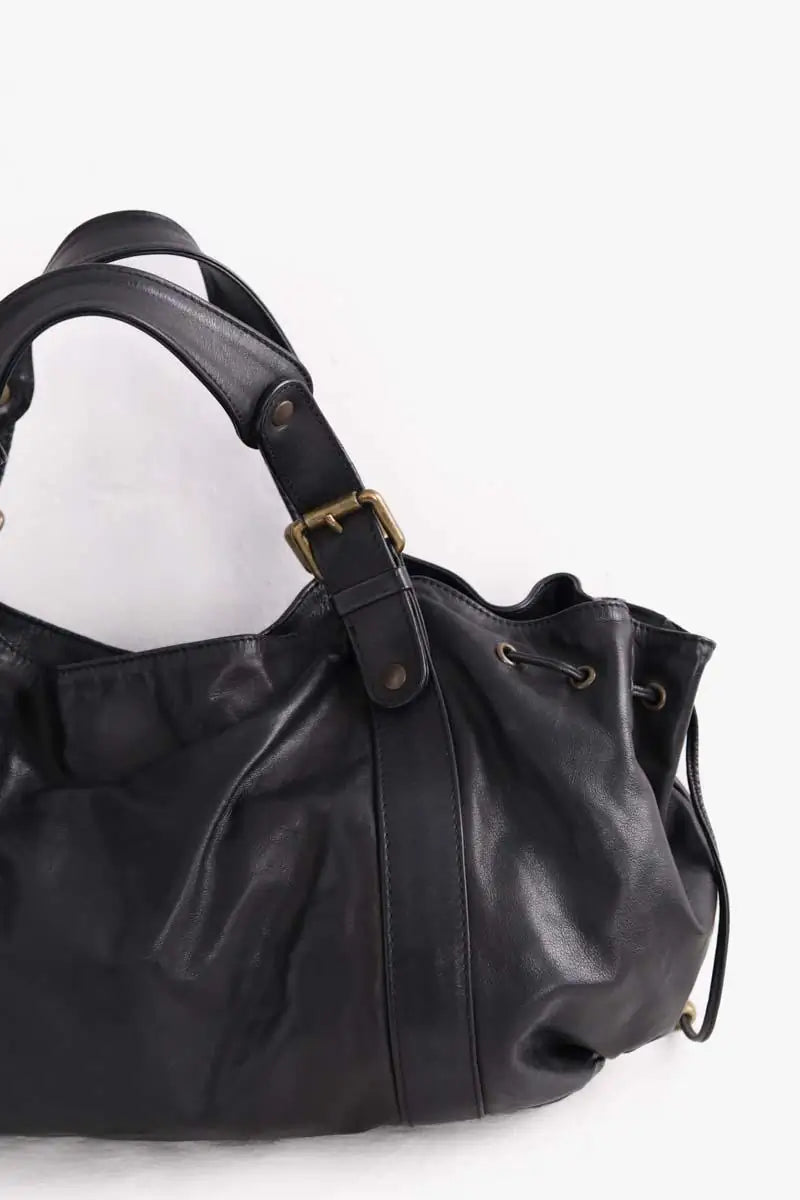 Sac porté épaule Gerard Darel 24h Noir en Cuir