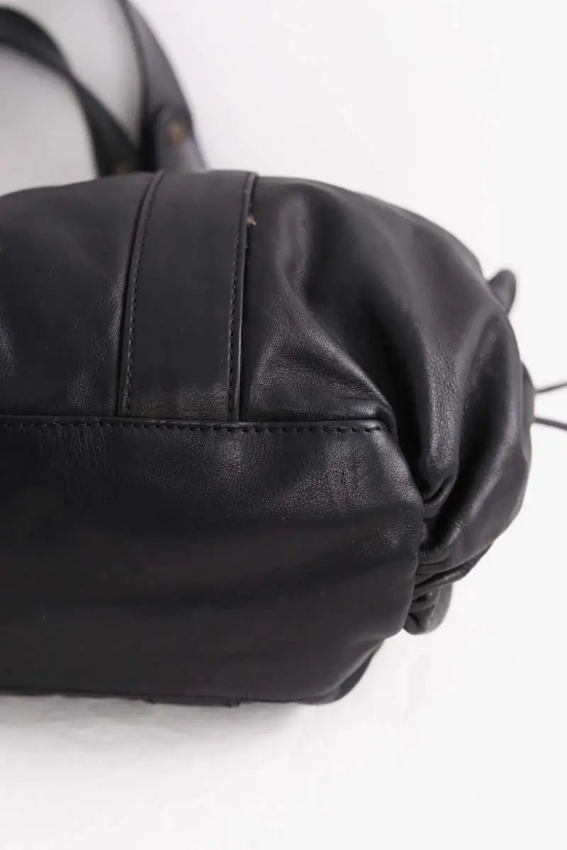 Sac porté épaule Gerard Darel 24h Noir en Cuir