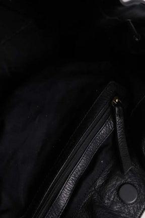 Sac porté épaule Gerard Darel 24h Noir en Cuir