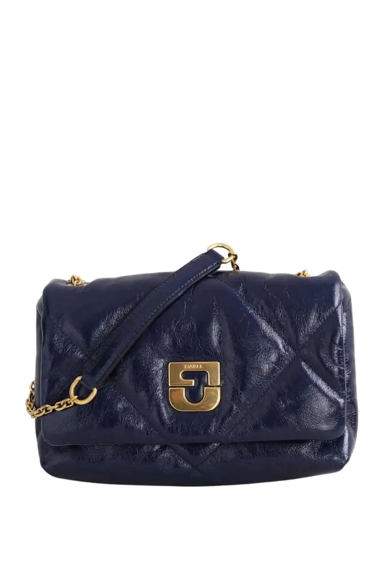Sac porté épaule Gerard Darel Marine en Cuir - Seconde Main