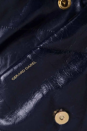Sac porté épaule Gerard Darel Marine en Cuir