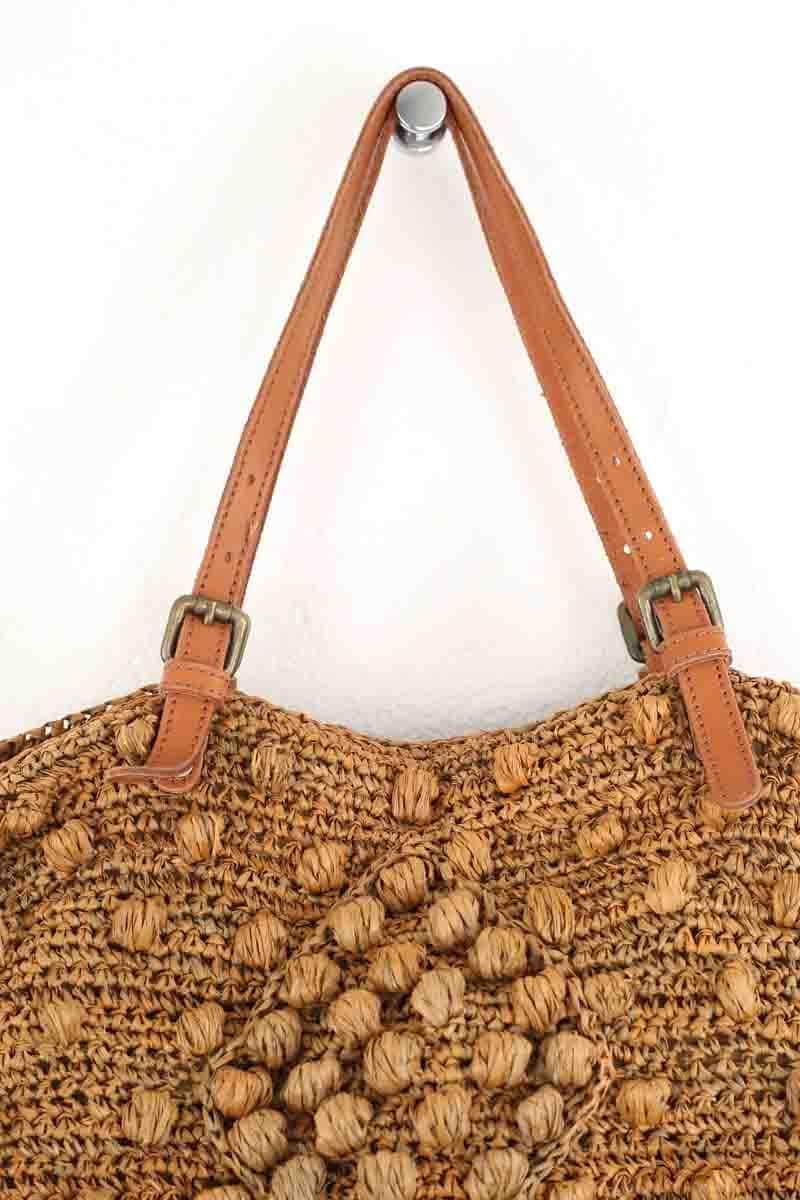 Sac porté épaule Gerard Darel Marron en Osier