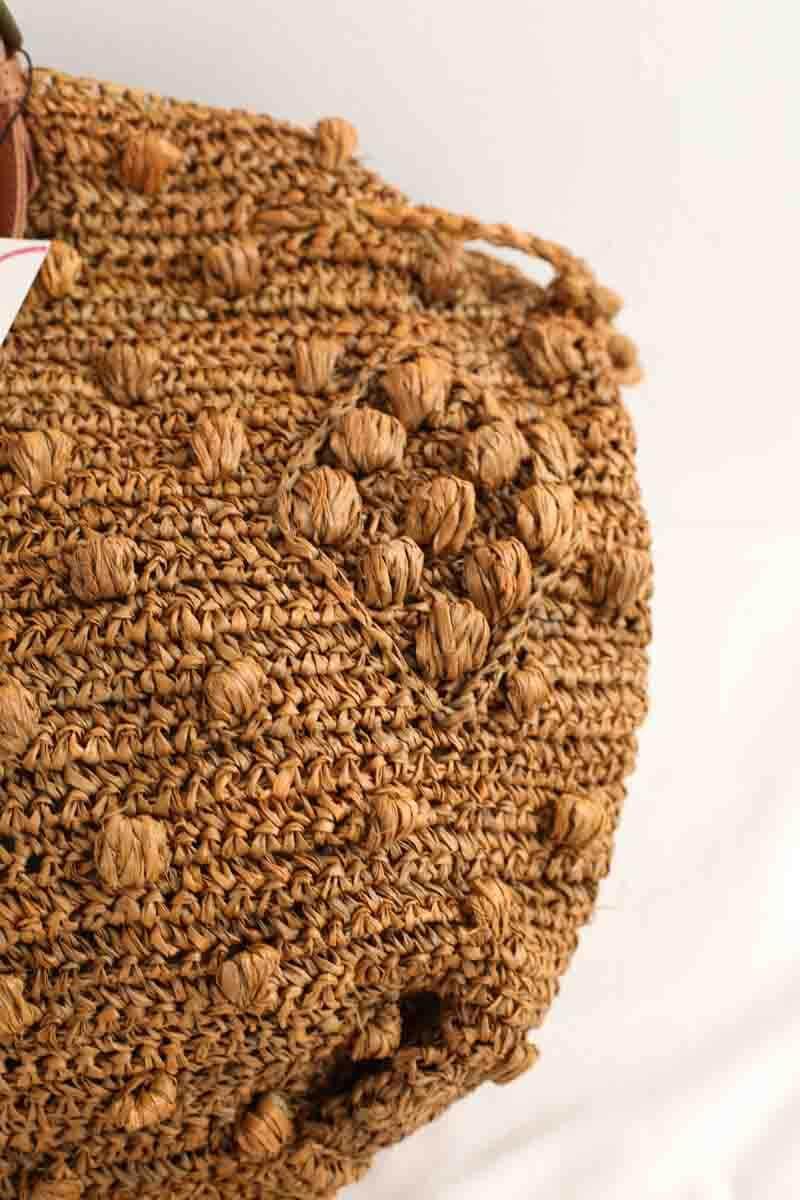 Sac porté épaule Gerard Darel Marron en Osier