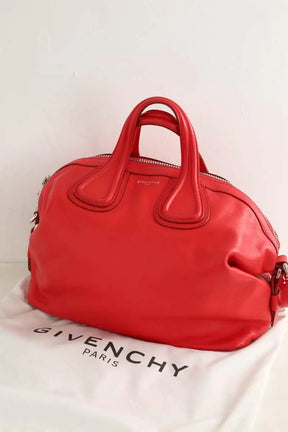Sac porté épaule Givenchy Rouge en Cuir