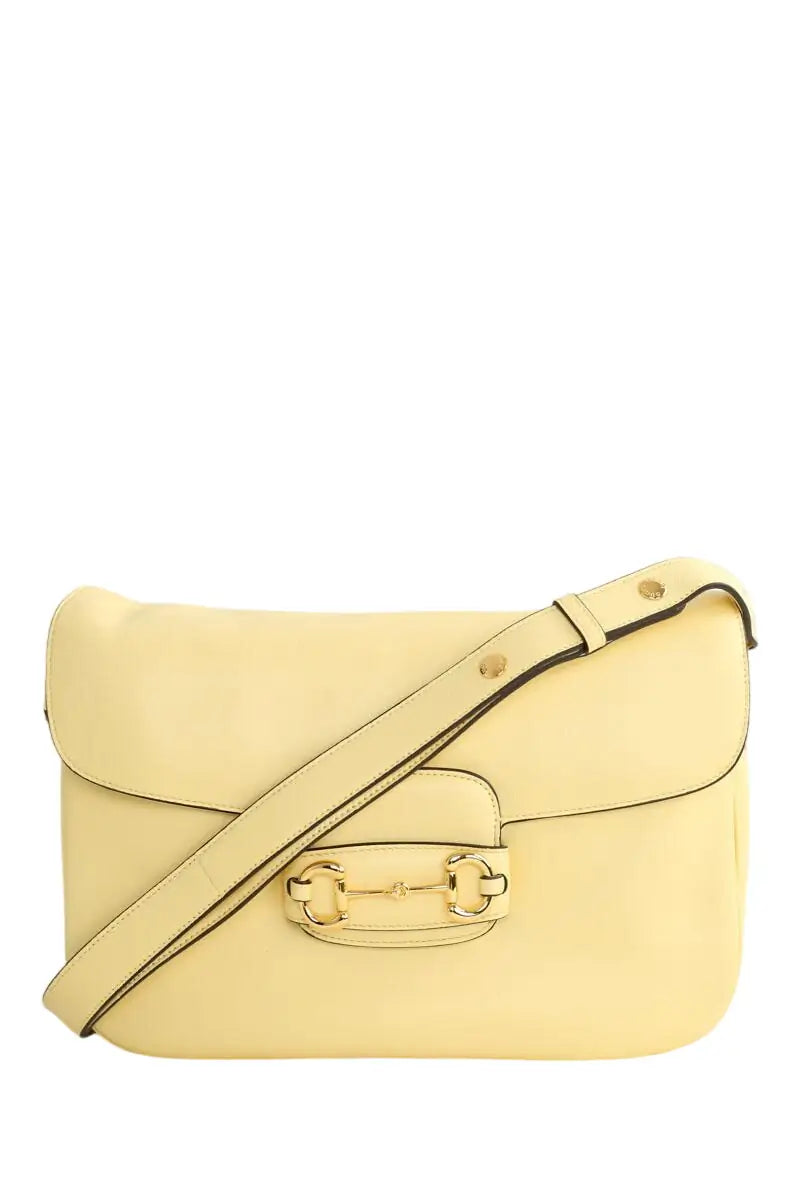 Sac porté épaule Gucci Jaune en Cuir - Seconde Main