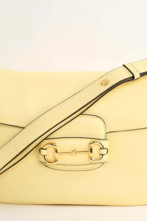 Sac porté épaule Gucci Jaune en Cuir