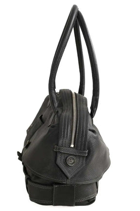 Sac porté épaule Jean Paul Gaultier Sac Trench Coat Noir en Cuir