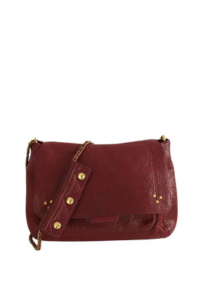 Sac porté épaule Jérôme Dreyfuss Lulu Bordeaux en Cuir - Seconde Main
