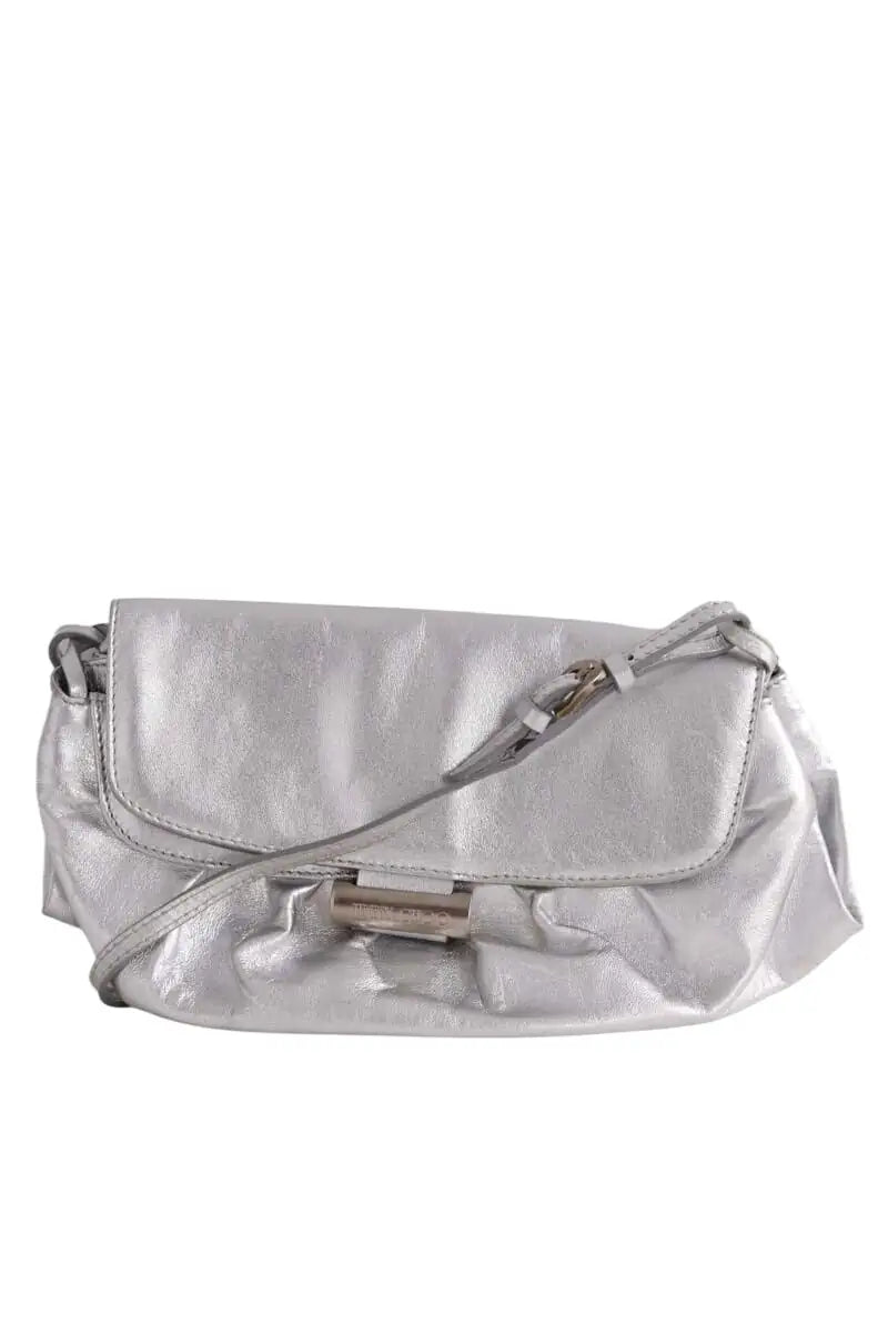 Sac porté épaule Jimmy Choo Argent en Cuir - Seconde Main