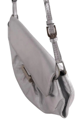 Sac porté épaule Jimmy Choo Argent en Cuir