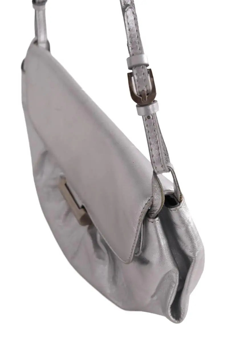 Sac porté épaule Jimmy Choo Argent en Cuir