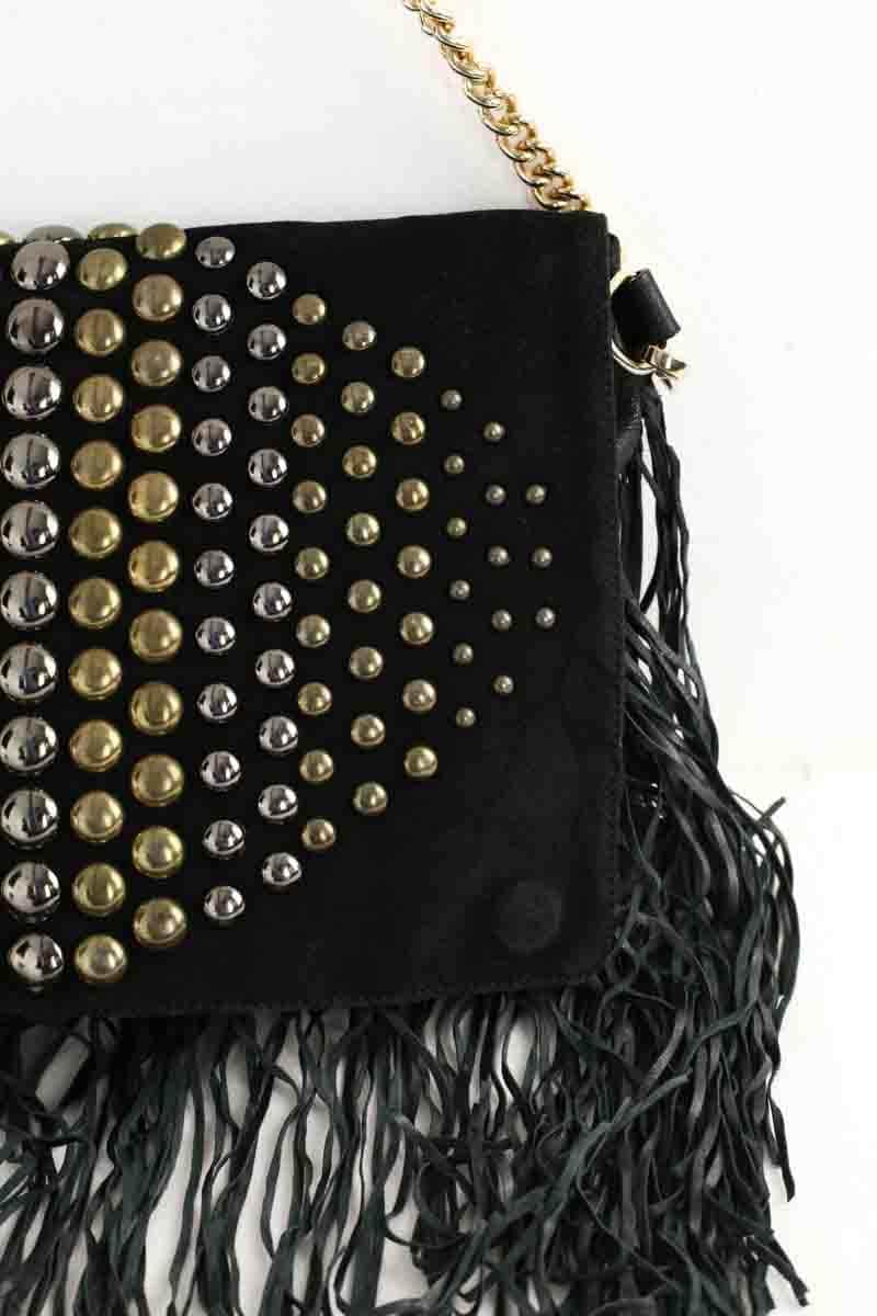 Sac porté épaule Just Cavalli Noir en Daim