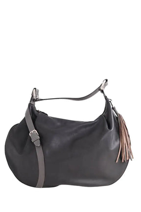 Sac porté épaule Lancel Gris en Cuir - Seconde Main