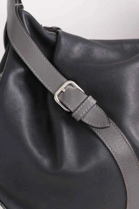 Sac porté épaule Lancel Gris en Cuir