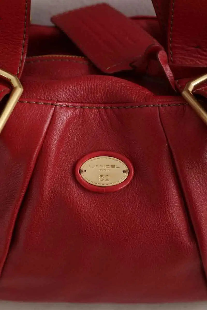 Sac porté épaule Lancel Rouge en Cuir