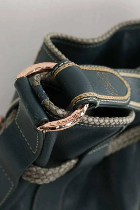 Sac porté épaule Lancel Vert en Cuir
