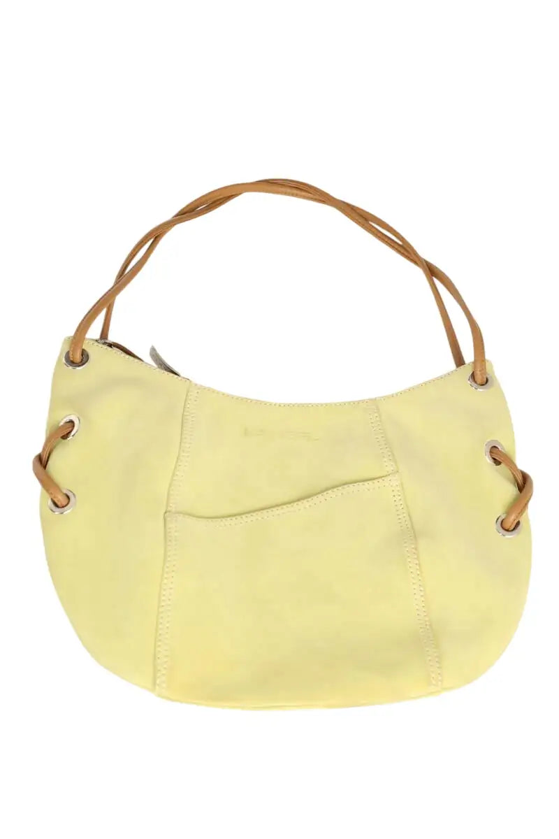 Sac porté épaule Lancel Vert en Daim - Seconde Main
