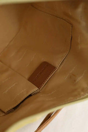 Sac porté épaule Lancel Vert en Daim
