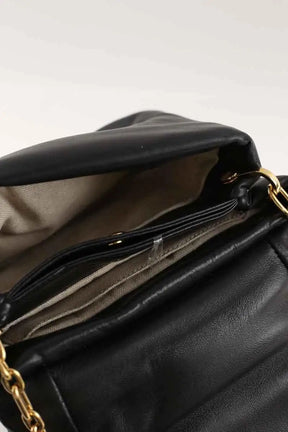 Sac porté épaule Lanvin Sugar 2010 Périod Noir en Cuir