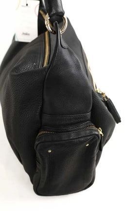 Sac porté épaule Le Tanneur Noir en Cuir