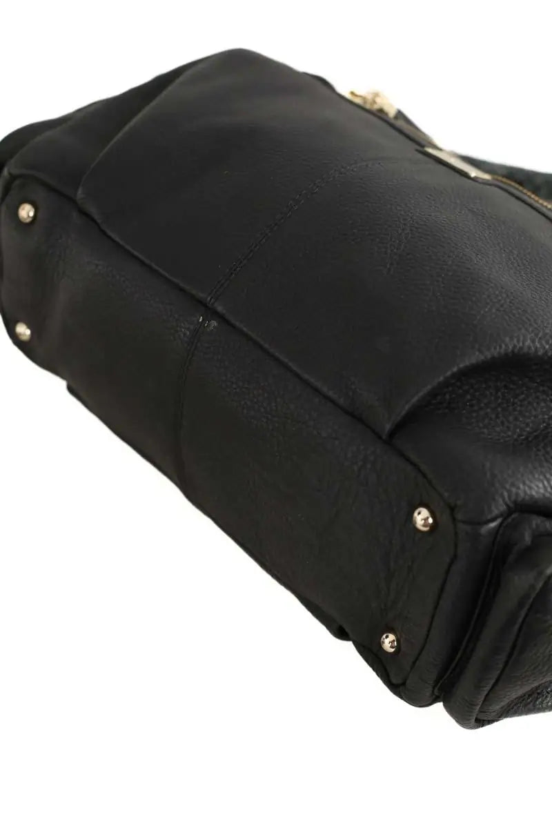 Sac porté épaule Le Tanneur Noir en Cuir