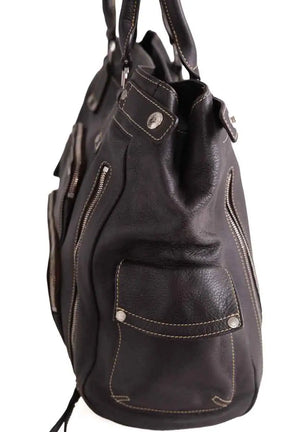 Sac porté épaule Longchamp Marron en Cuir