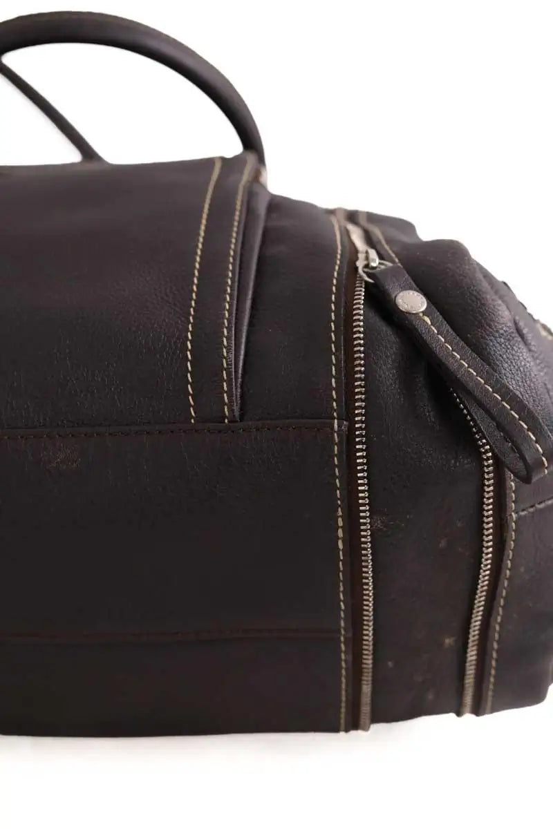 Sac porté épaule Longchamp Marron en Cuir