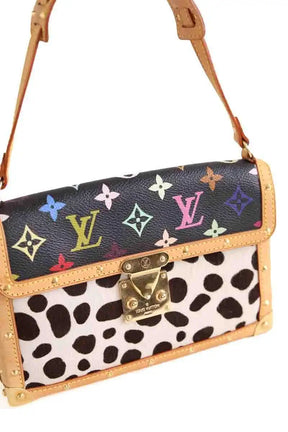 Sac porté épaule Louis Vuitton Sac rabat Dalmatien Multicolore en Cuir