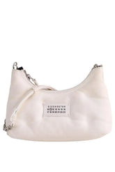 Sac porté épaule Maison Martin Margiela Glam Slam Hobo Small Blanc en Cuir - Seconde Main