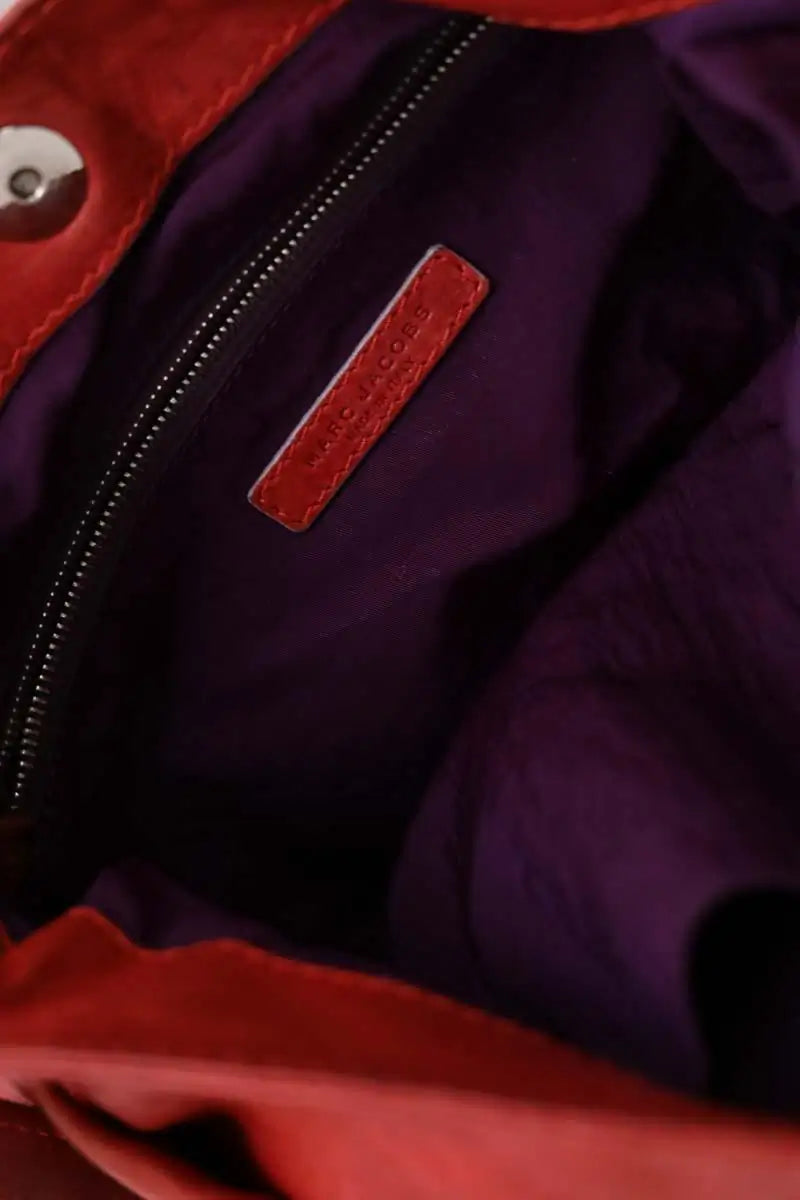 Sac porté épaule Marc Jacobs Rouge en Cuir
