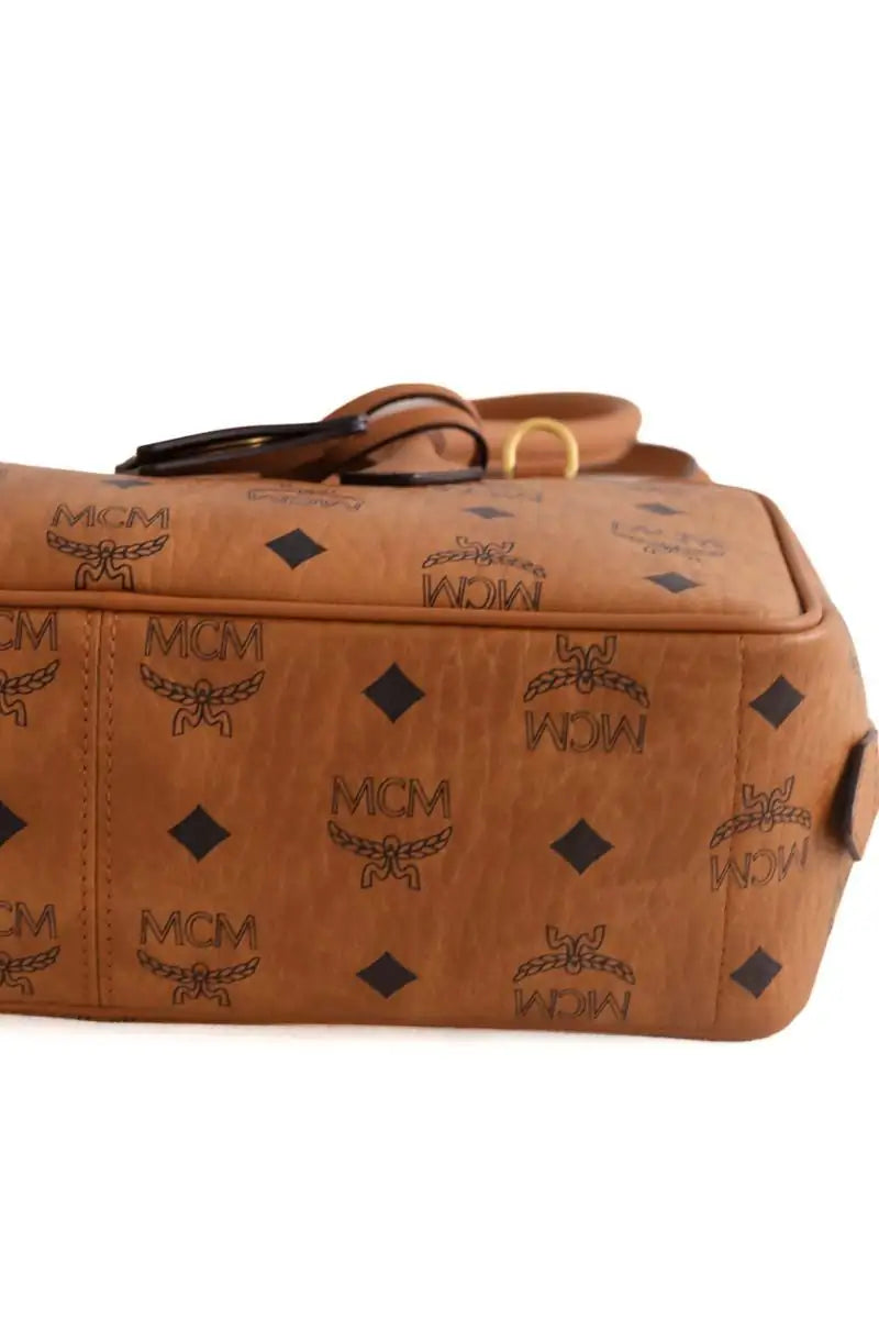 Sac porté épaule MCM Camel en Cuir
