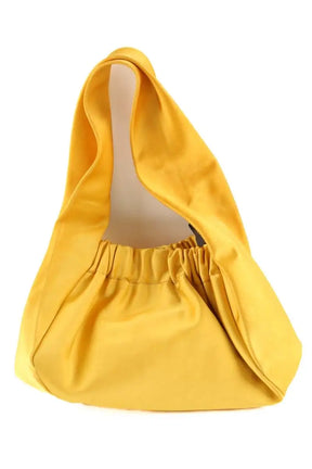 Sac porté épaule Patou Biscuit Jaune en Tissu