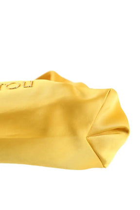 Sac porté épaule Patou Biscuit Jaune en Tissu