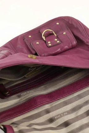 Sac porté épaule Paul & Joe Violet en Cuir