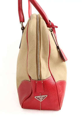 Sac porté épaule Prada Beige en Cuir