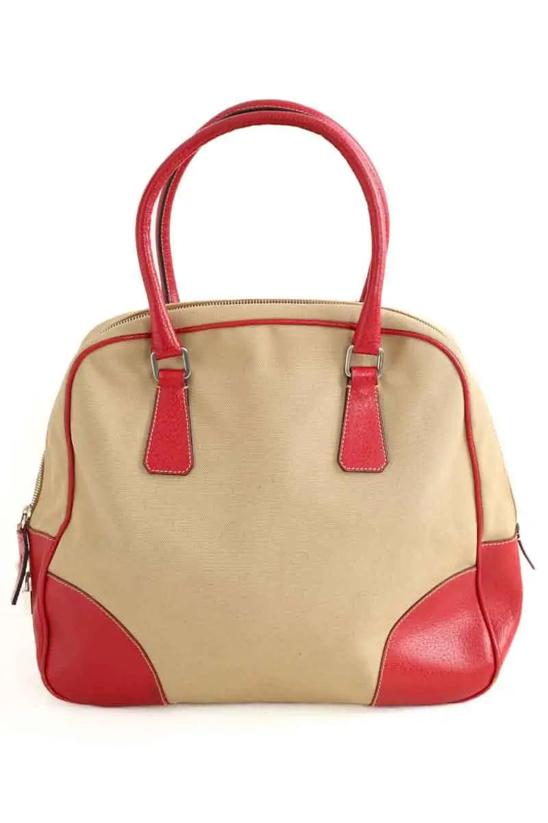 Sac porté épaule Prada Beige en Cuir