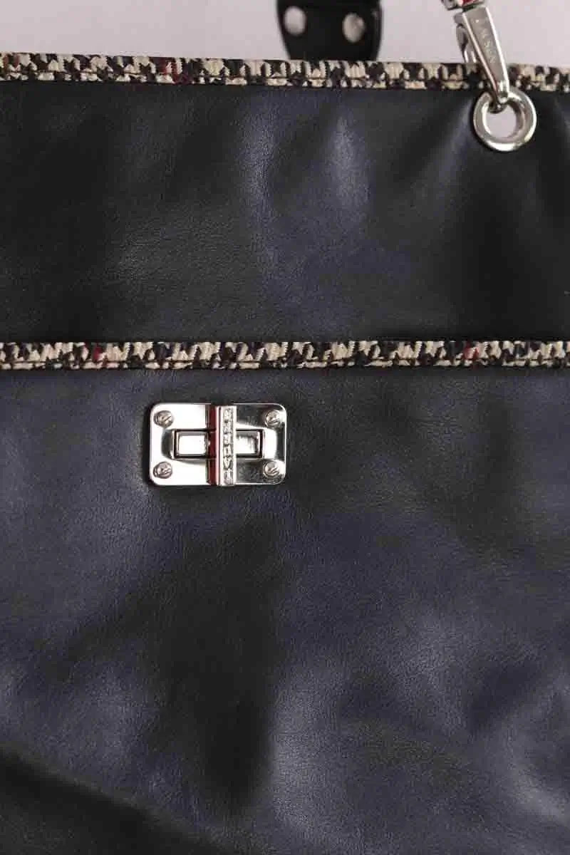 Sac porté épaule Ralph Lauren Noir en Cuir
