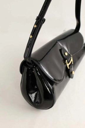 Sac porté épaule Ralph Lauren Tasha Noir en Cuir