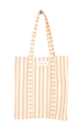 Sac porté épaule Sézane Rose en Coton - Seconde Main