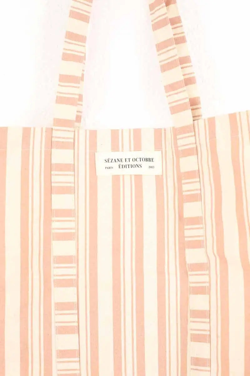 Sac porté épaule Sézane Rose en Coton