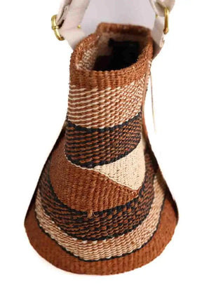 Sac porté épaule Soeur Camel en Osier