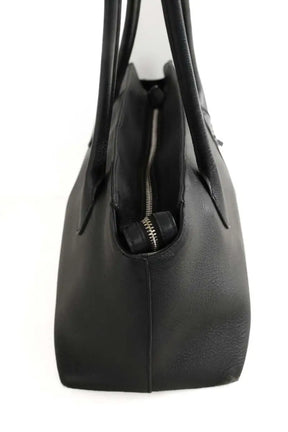 Sac porté épaule The Row Terrasse Noir en Cuir