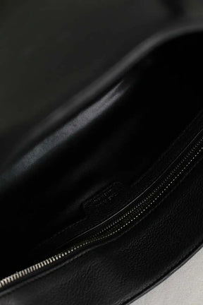 Sac porté épaule The Row Terrasse Noir en Cuir