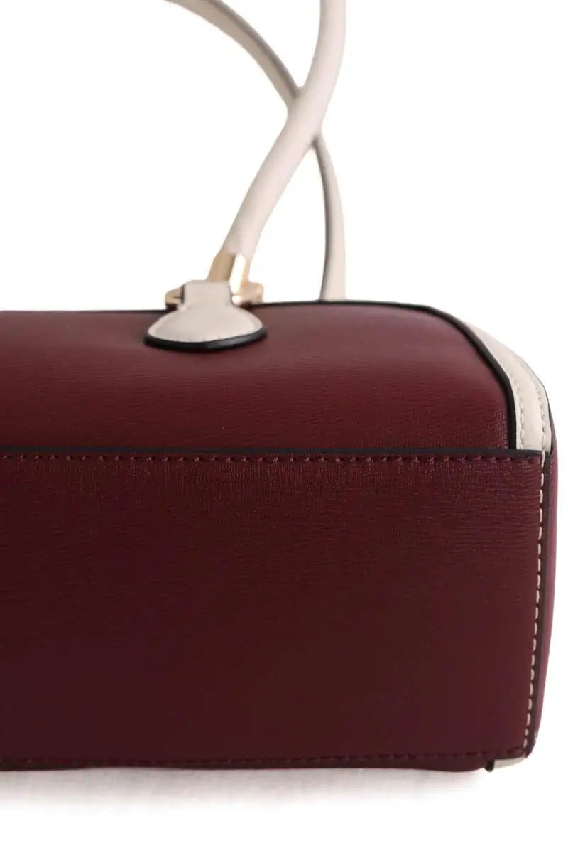 Sac porté épaule Tommy Hilfiger Bordeaux en Cuir